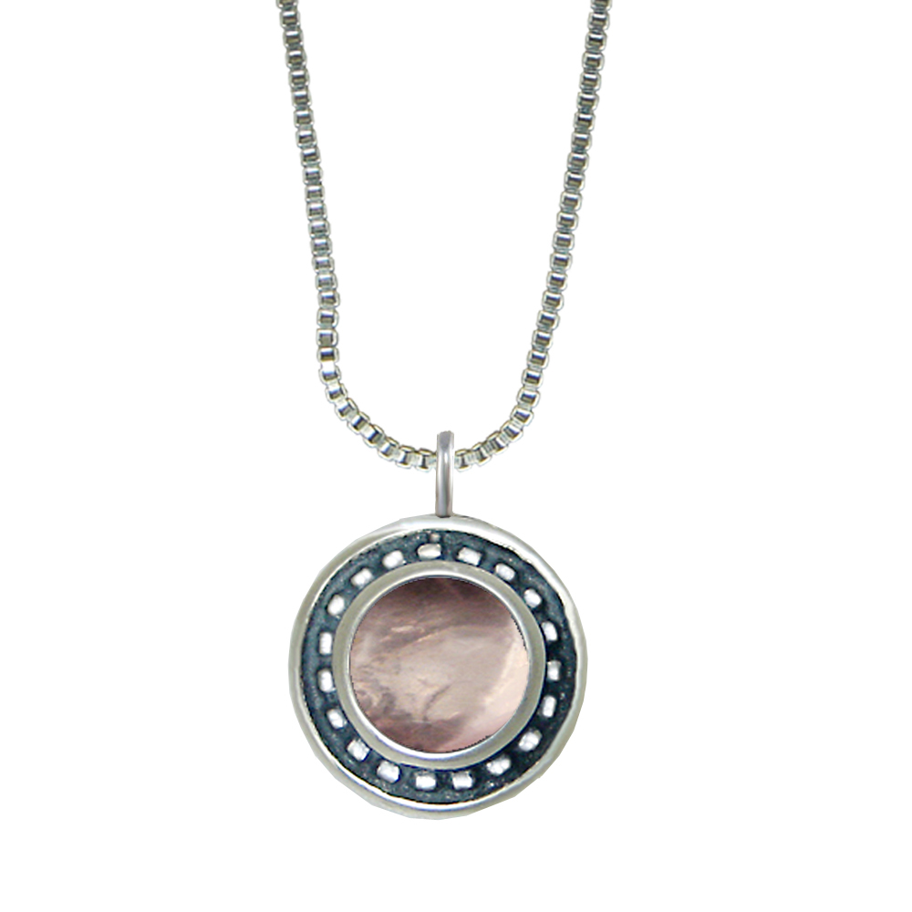 Sterling Silver Little Rose Quartz Pendant Necklace